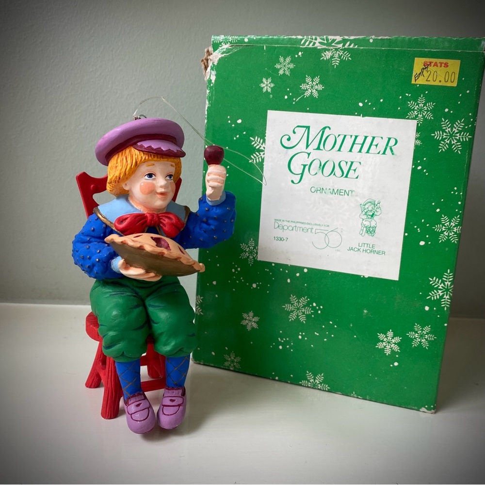 RARE Dept 56 Little Jack Horner Collectible Ornament